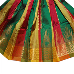 Click Here For Bigger Zoom - Designer Multicolour Pattu parikini SPP-5(unstitched)